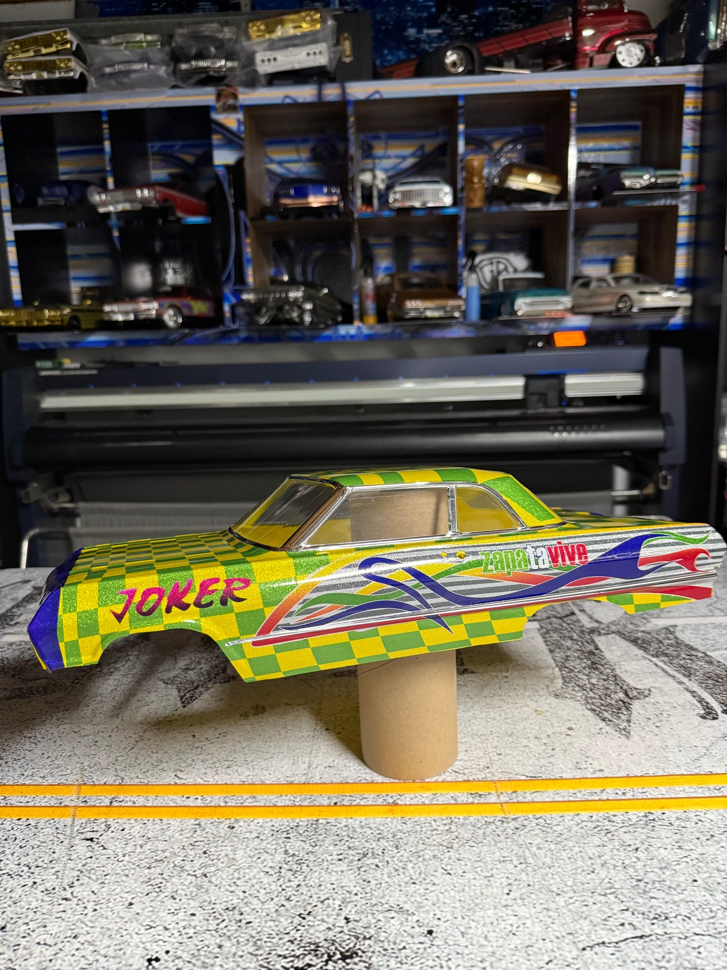 1963 Joker Impala Replica. This is a Full body wrap kit and does require full car breakdown. Only 30 kits will be printed and each one will be numbered 1-30. This is not an easy kit to install must have patience and some skill level