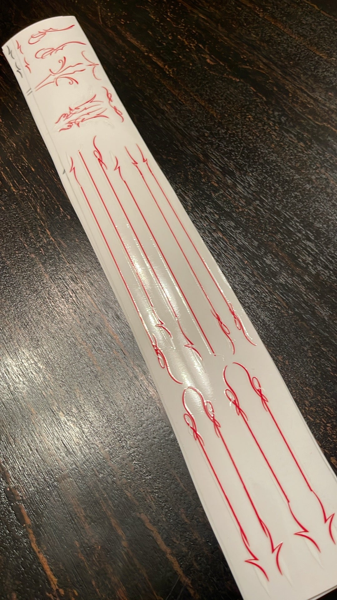 Permanent pin stripe (full car set)