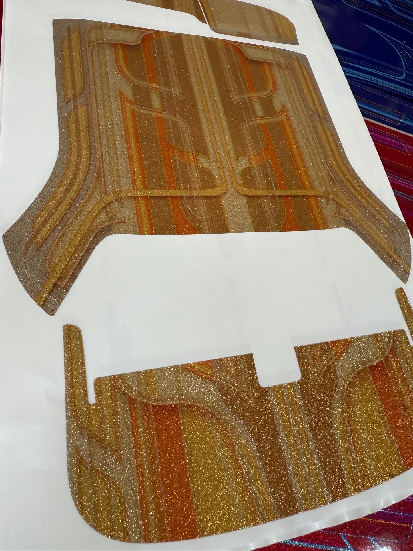 1963 Roof wrap with matching Dash and Deck