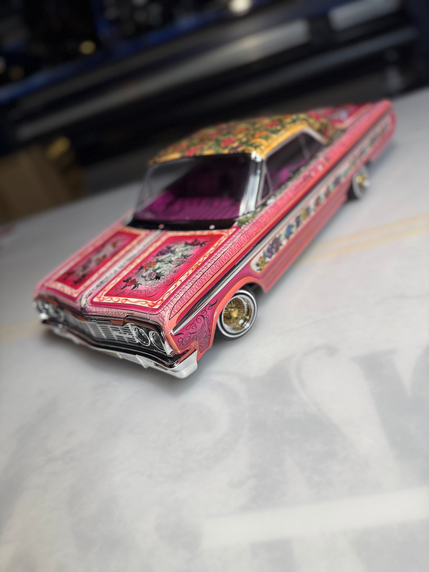 Iconic Gypsy Rose Full wrap covers 99.9% challenging install. New body recommended and painted pink for best results. If not you will see original color of car where seams are if you miss a spot during install.