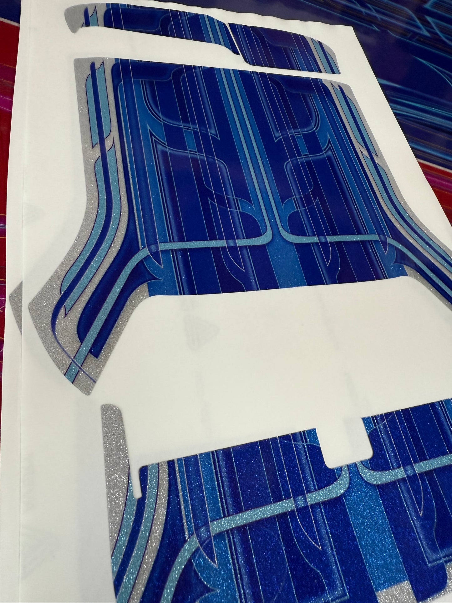 1963 Roof wrap with matching Dash and Deck
