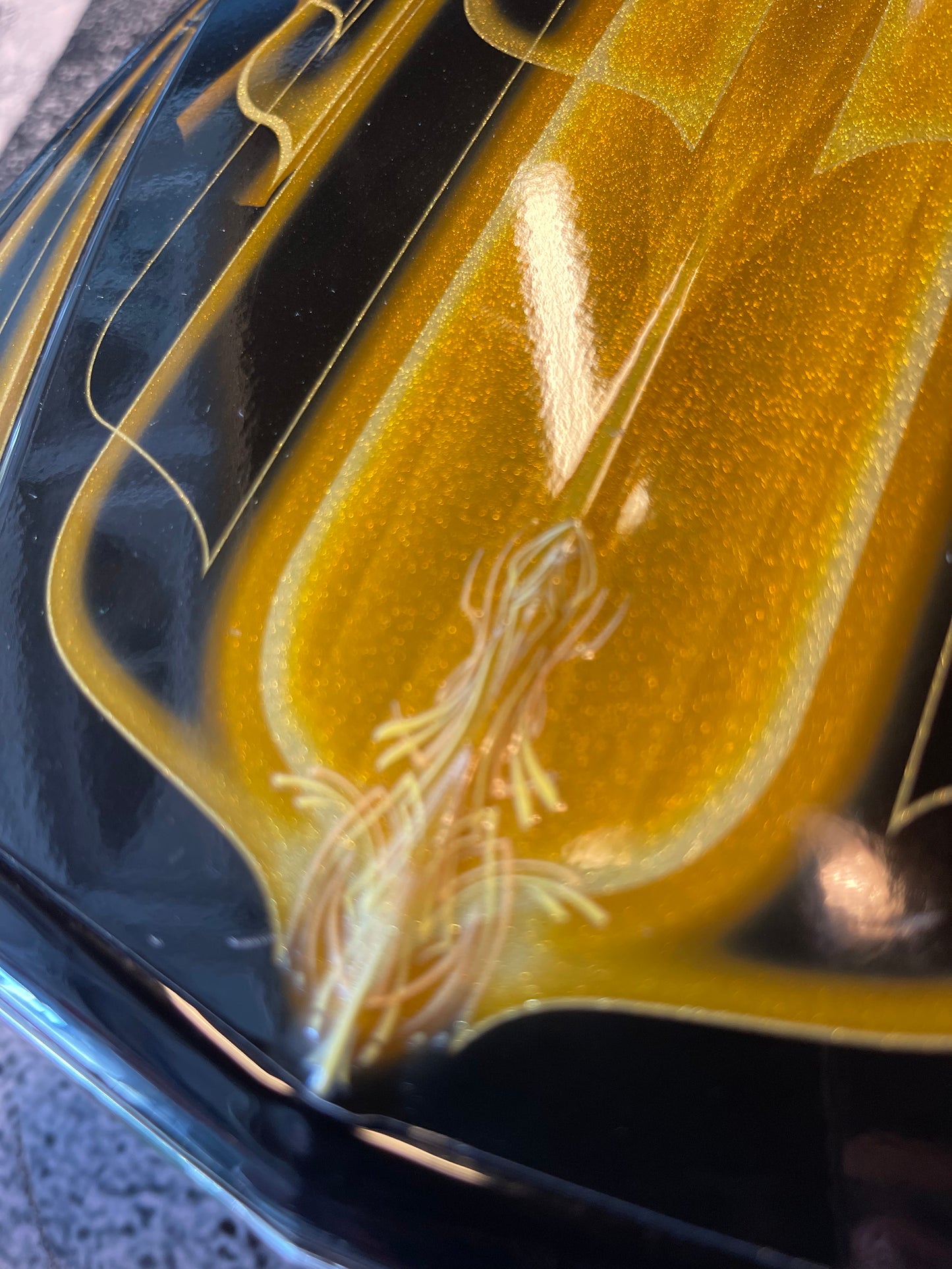 Permanent Pin stripe scrolls