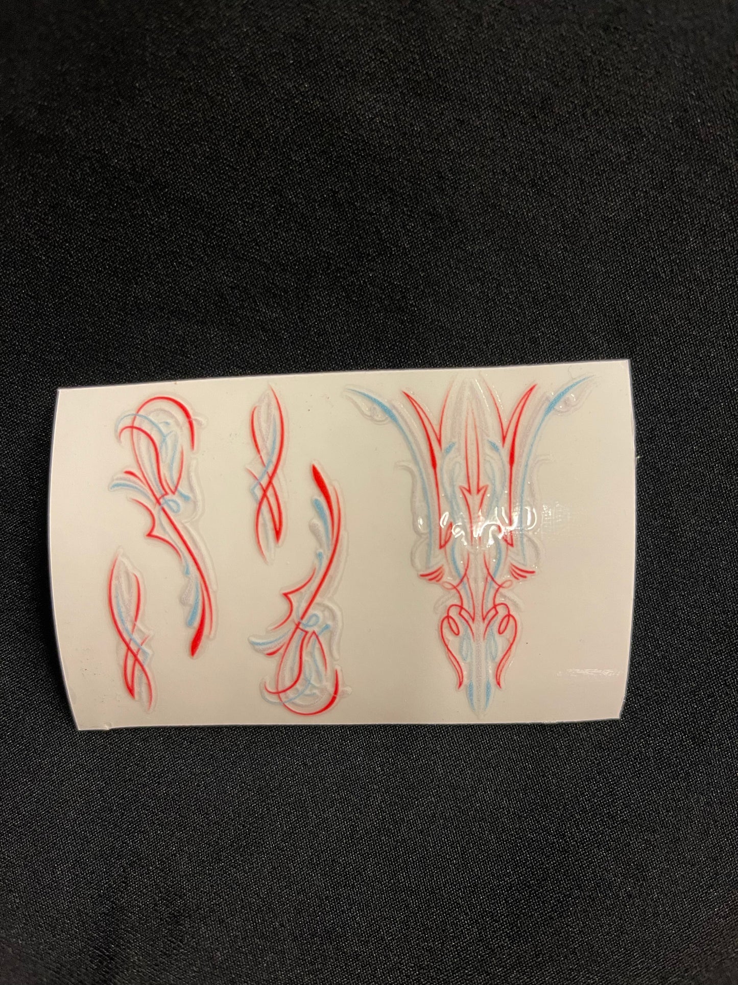 Permanent Pin stripe scrolls