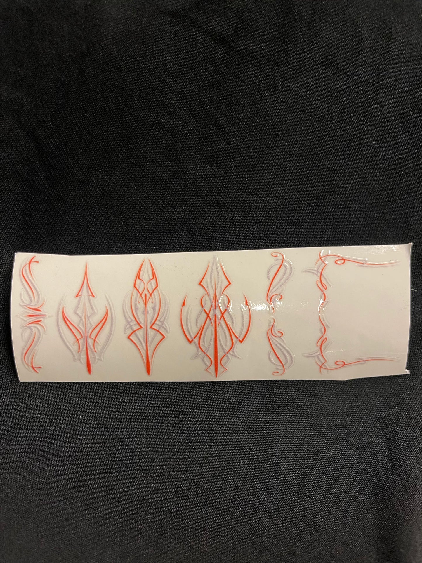 Permanent Pin stripe scrolls