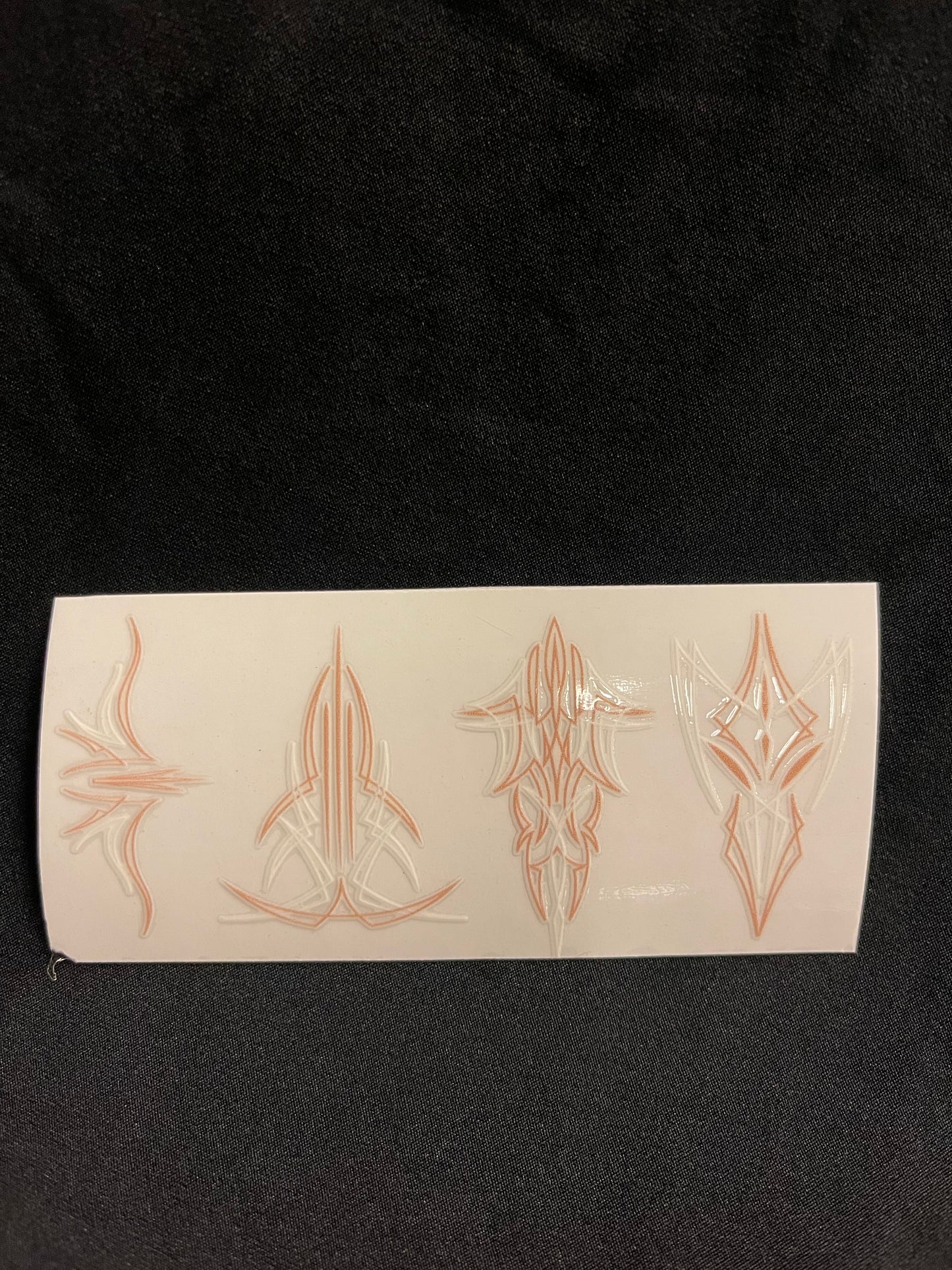 Permanent Pin stripe scrolls