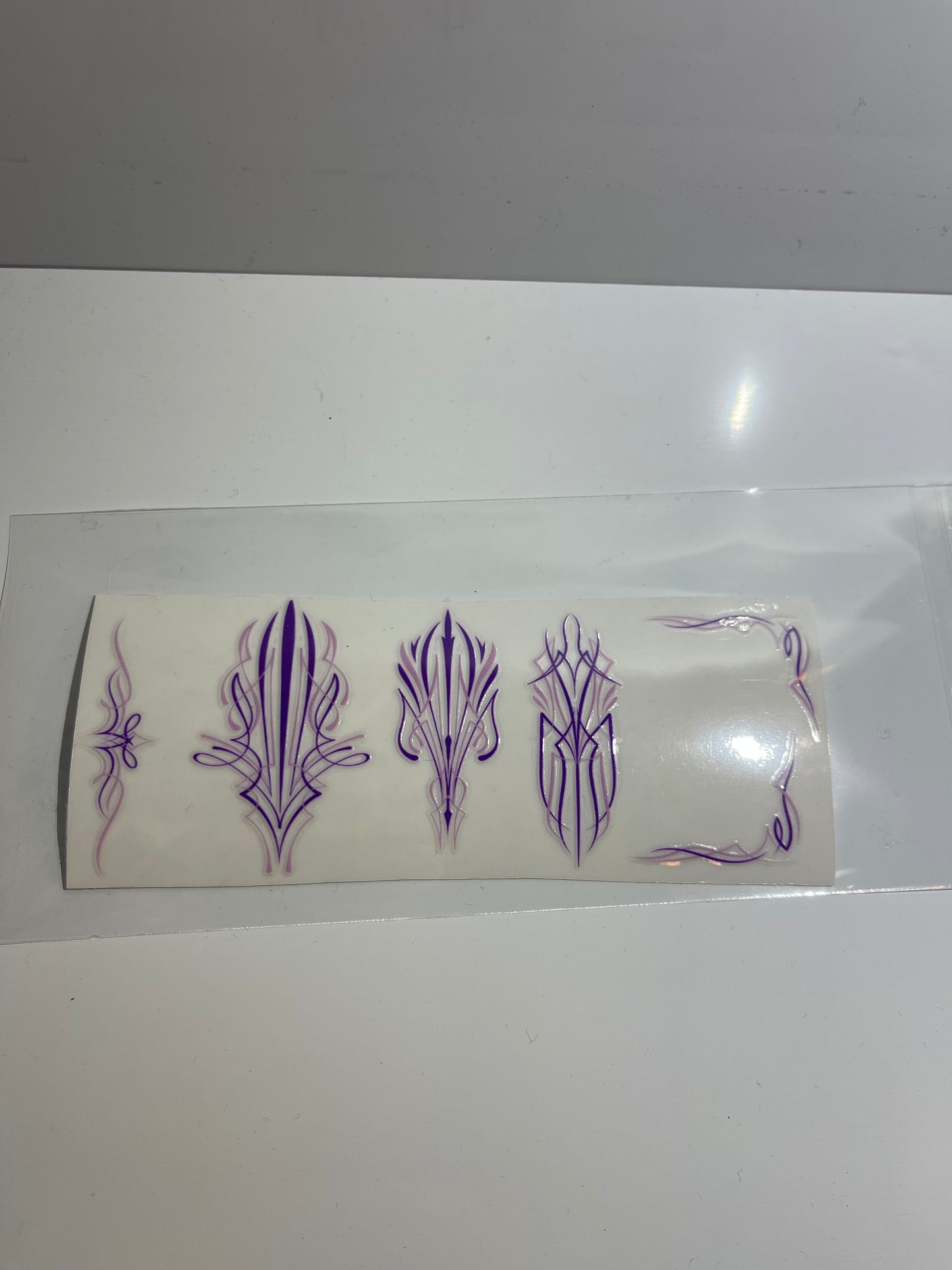 Permanent Pin stripe scrolls