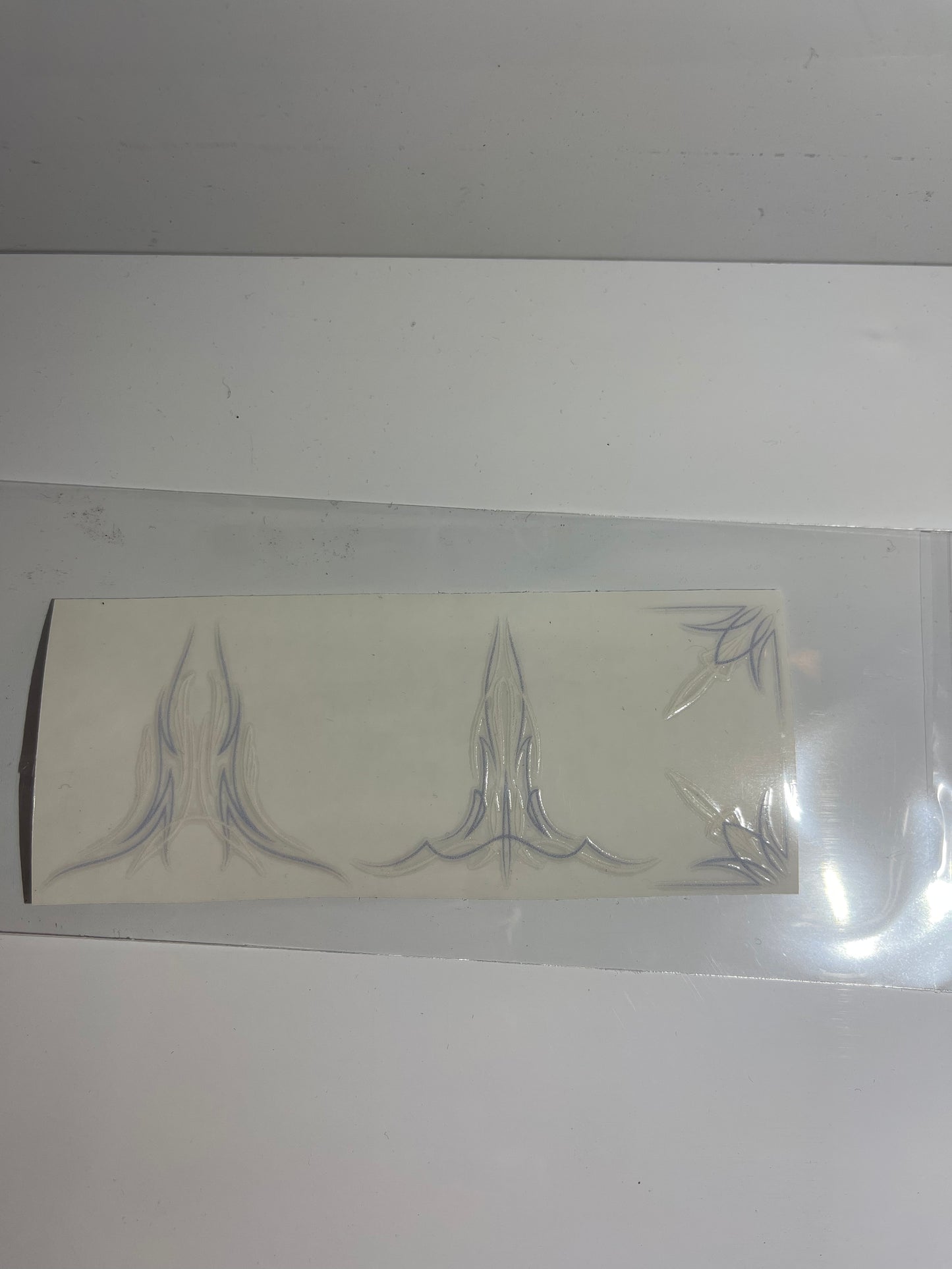 Permanent Pin stripe scrolls