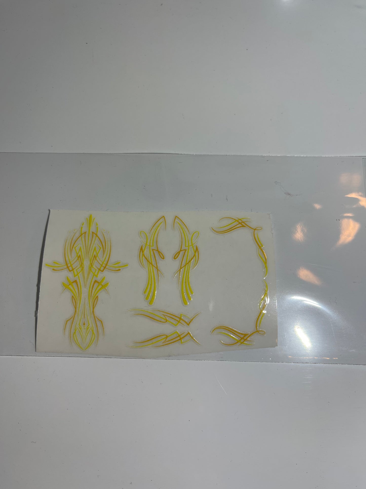 Permanent Pin stripe scrolls