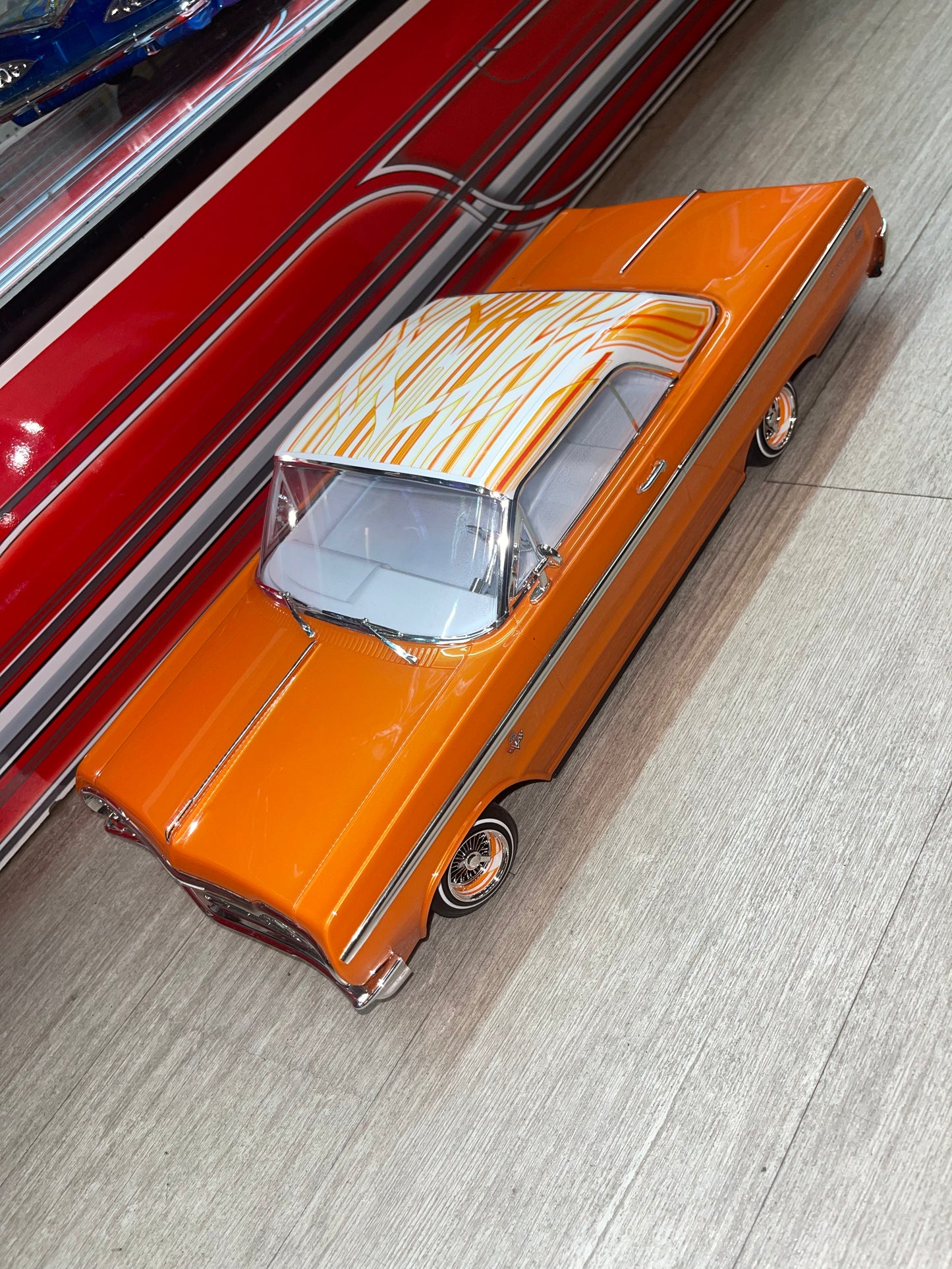 1964 White diamond flake roof kit. (Easy install sectional)