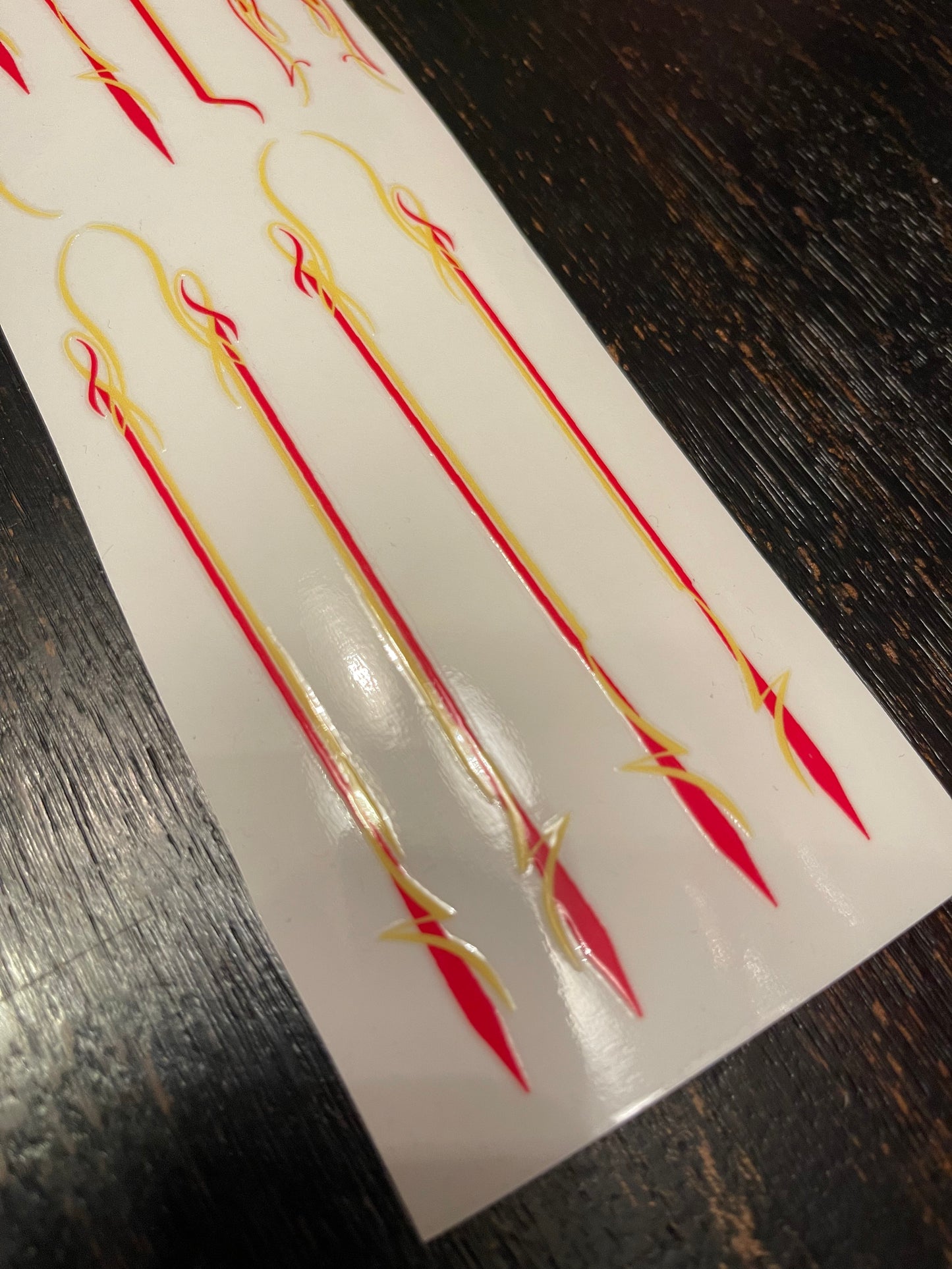 Permanent pin stripe (full car set)