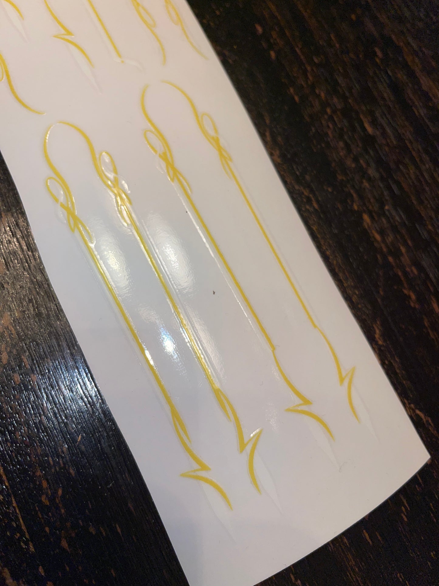 Permanent pin stripe (full car set)