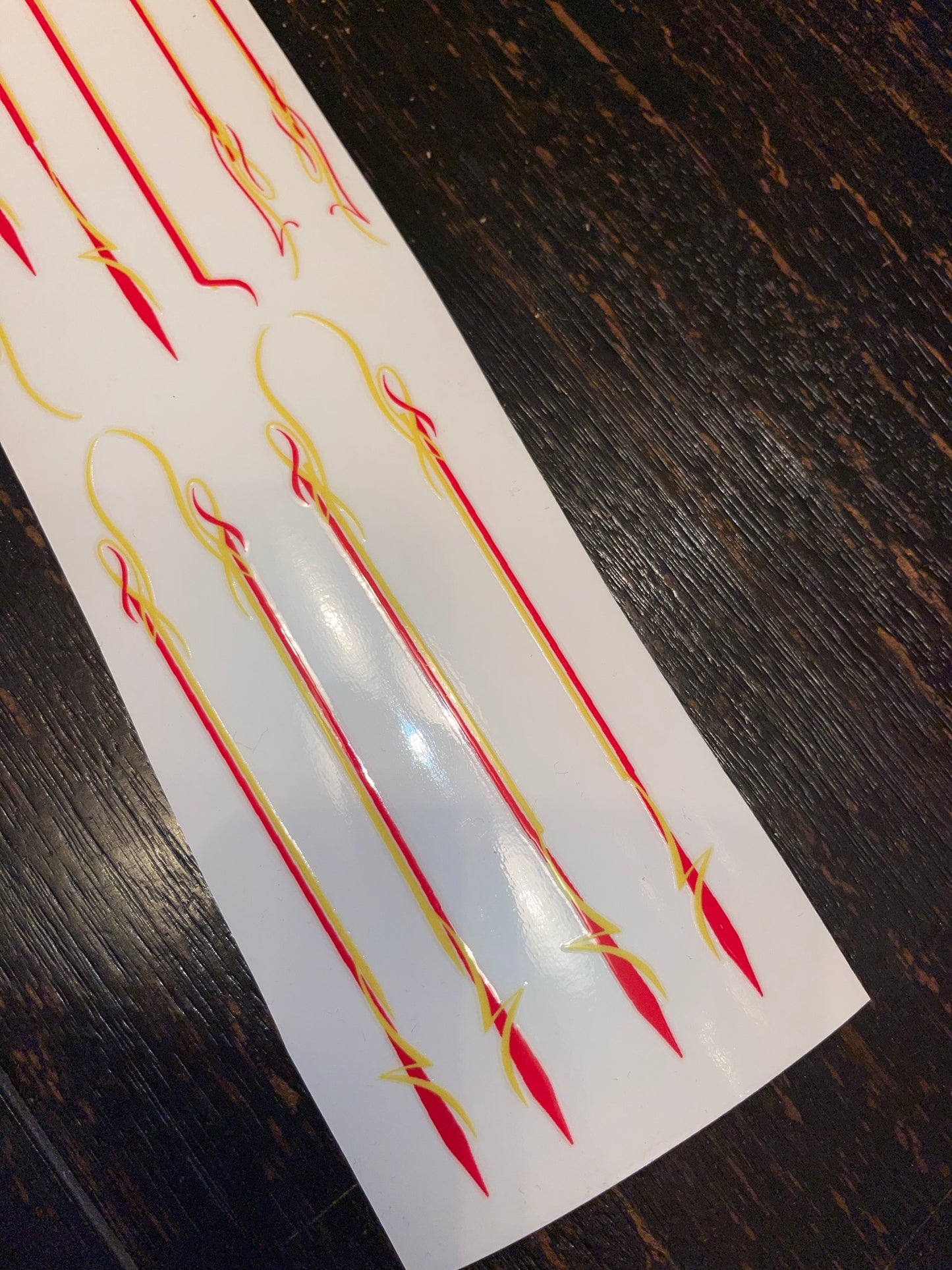 Permanent pin stripe (full car set)
