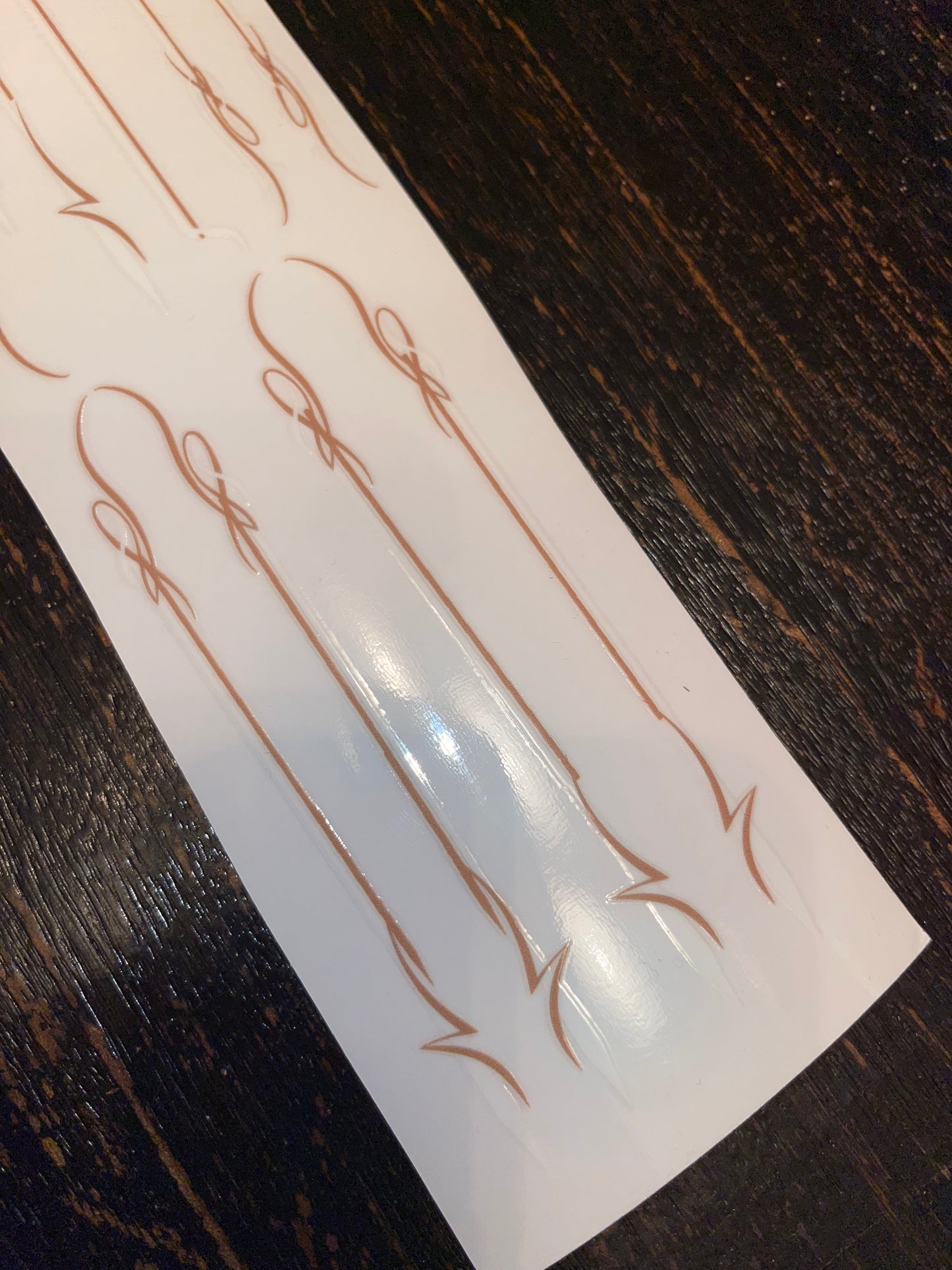 Permanent pin stripe (full car set)