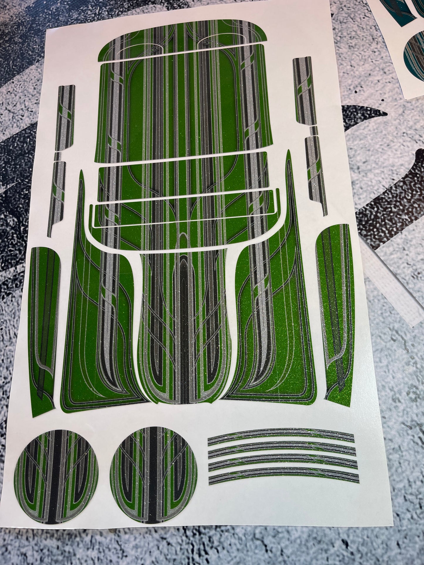 1959 Impala RC wrap kit dash back