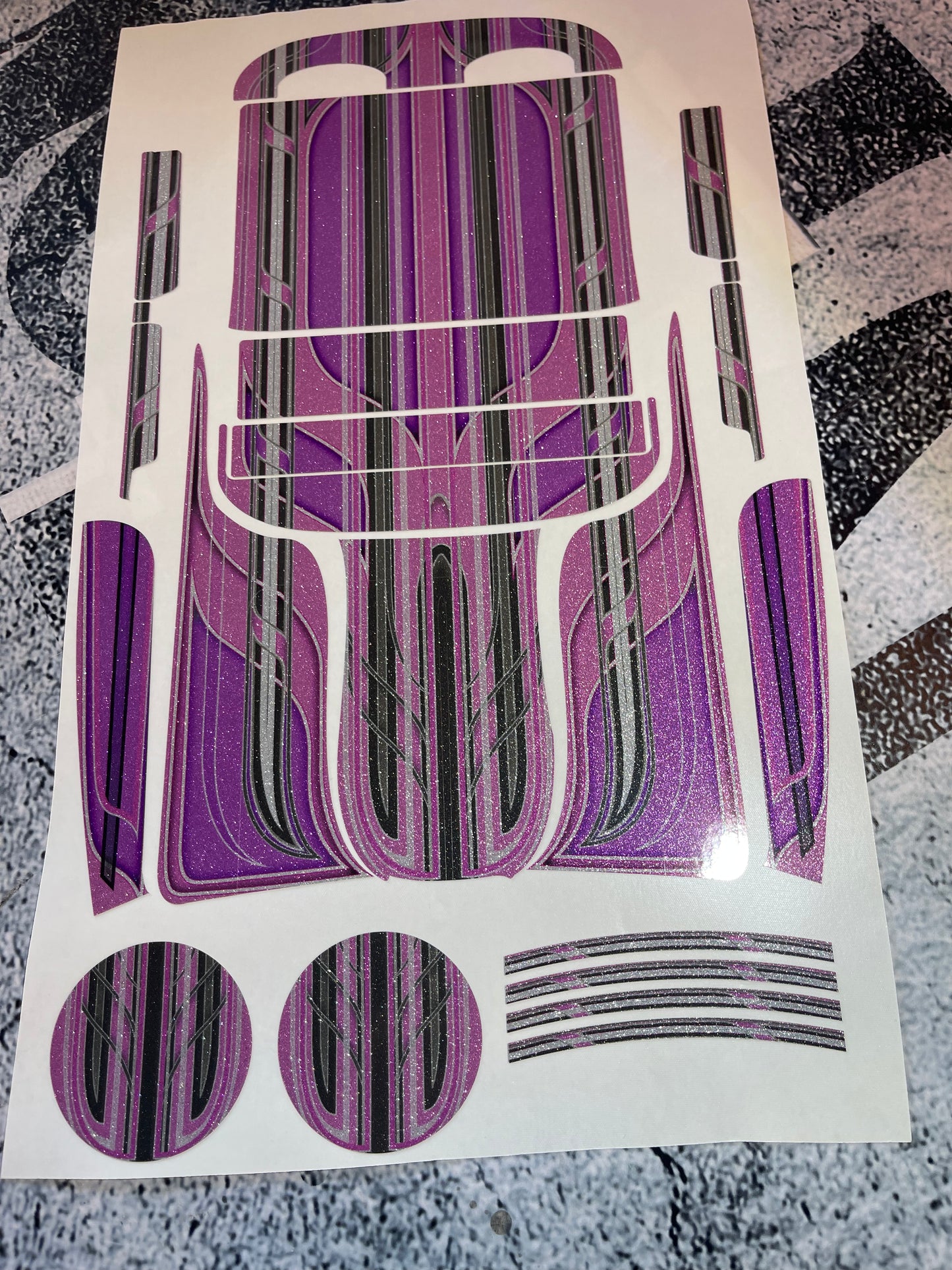1959 Impala RC wrap kit dash back