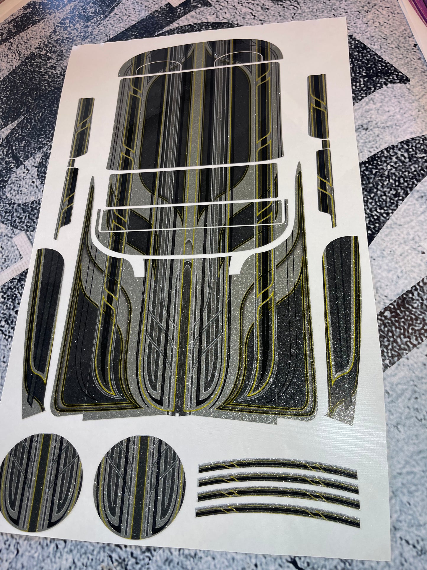 1959 Impala RC wrap kit dash back