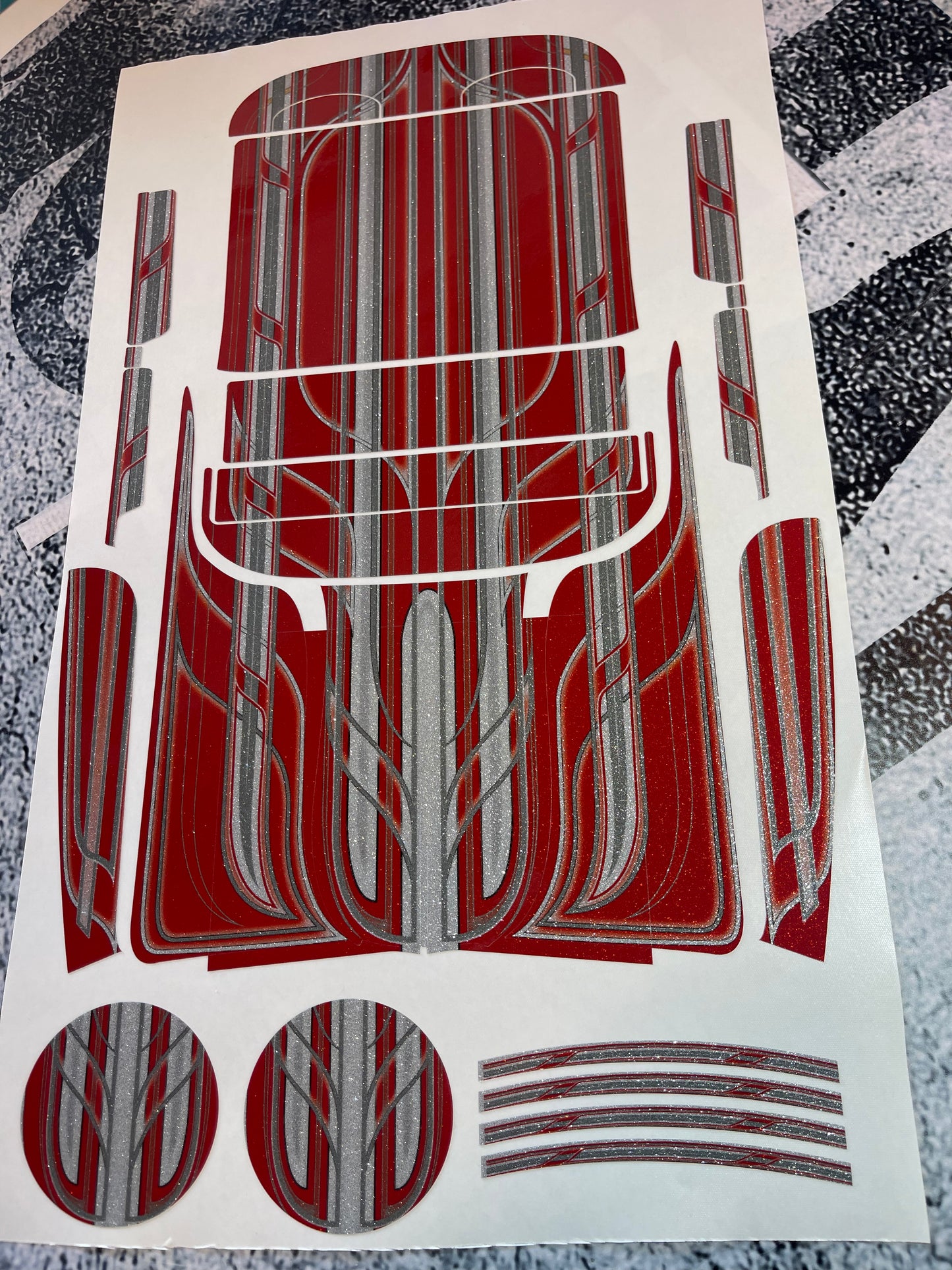 1959 Impala RC wrap kit dash back