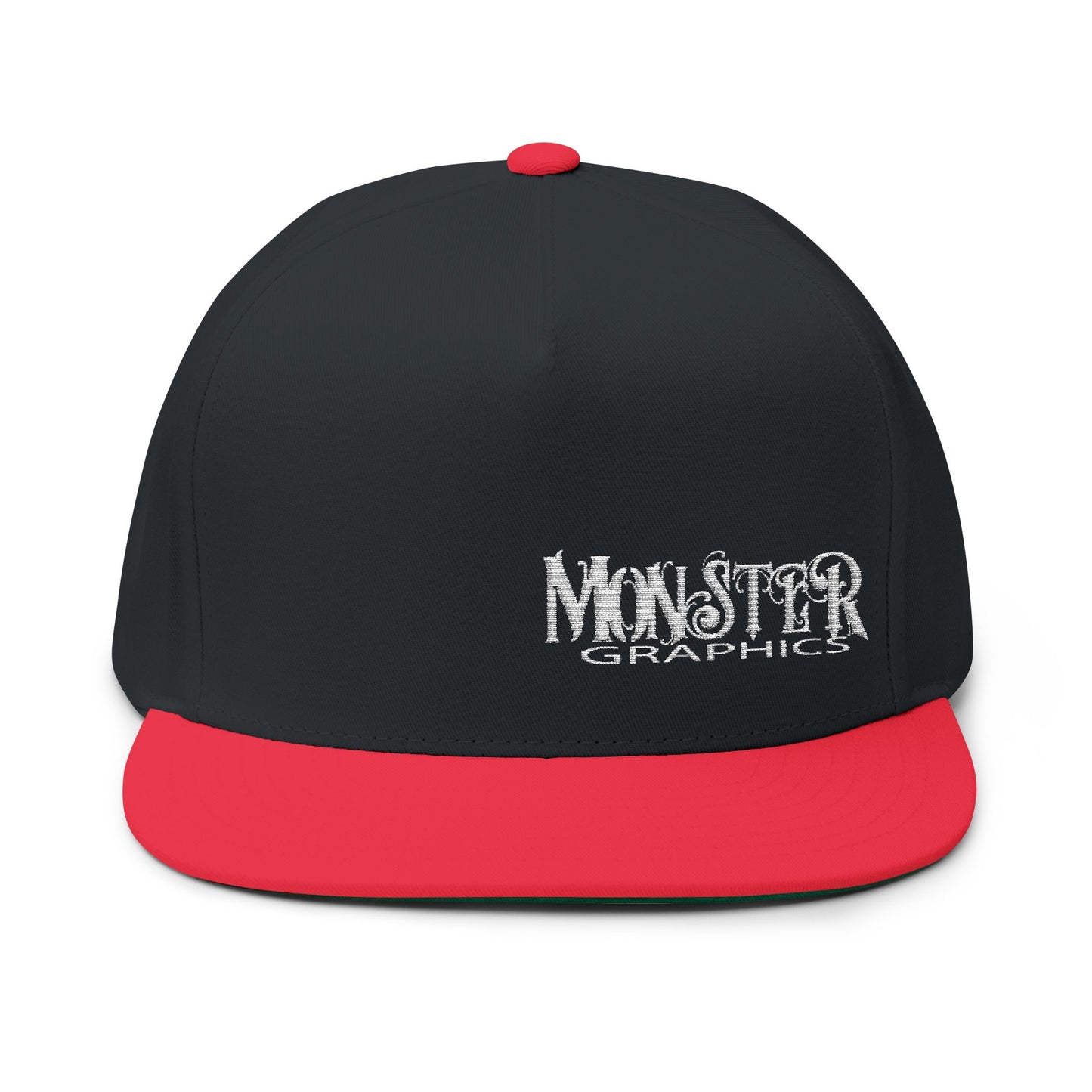 Flat Bill Cap for Trendsetters, Embroidered Monster Graphic Hat, Urban Fashion Accessory, Perfect Gift for Street Style Lovers, Cool [...]