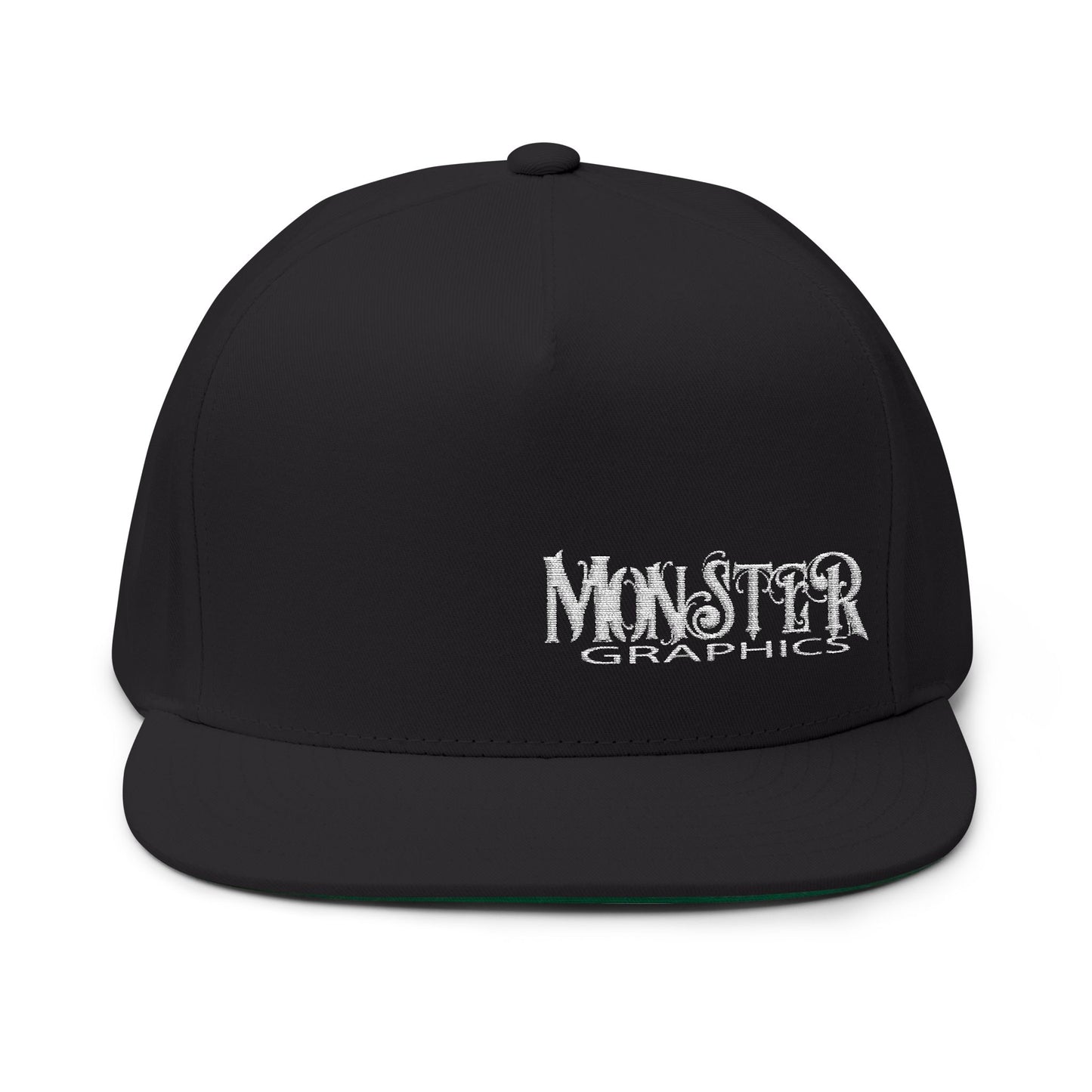 Flat Bill Cap for Trendsetters, Embroidered Monster Graphic Hat, Urban Fashion Accessory, Perfect Gift for Street Style Lovers, Cool [...]