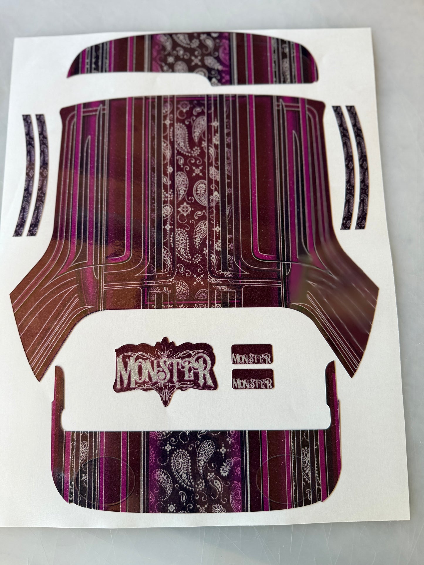 1964 New Bandanna Roof wrap with matching Dash and Deck