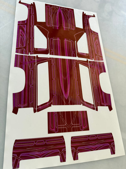 Bed Dancer Lowrider patterns Full Wrap