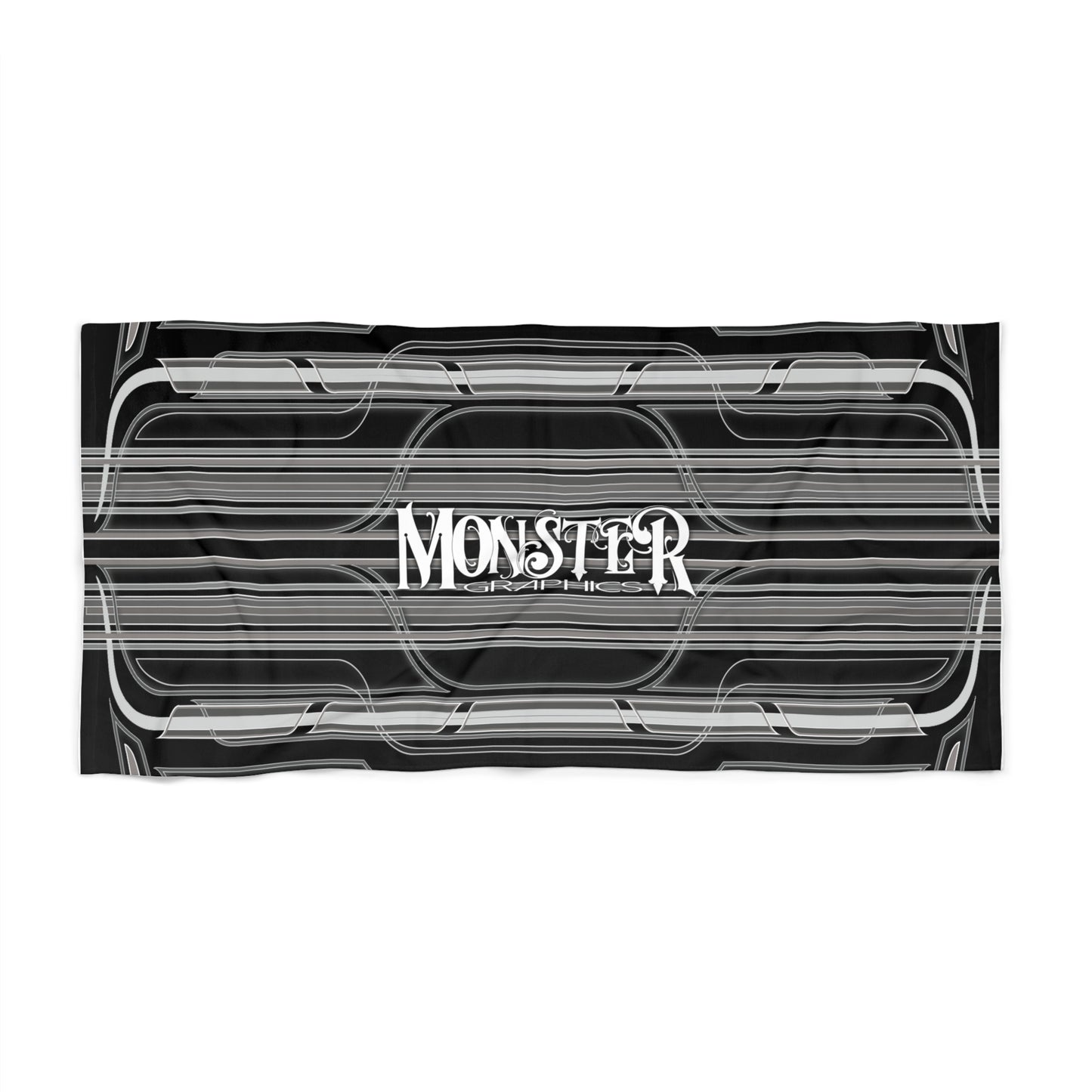 Monster Graphics Lowrider Beach Towel