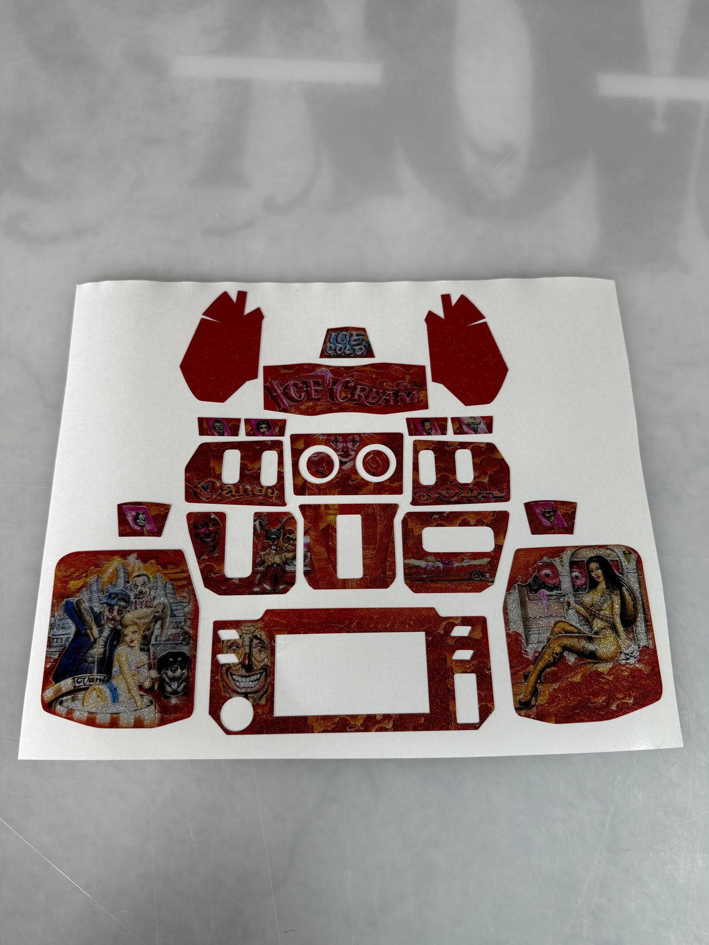 Redcat Ice cream truck updated graphics or matching undercarriage kit or controller kit or chrome trim
