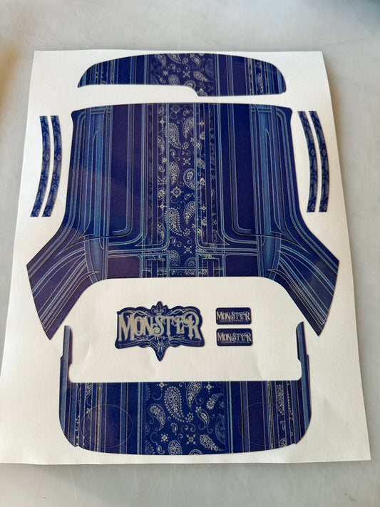 1964 New Bandanna Roof wrap with matching Dash and Deck