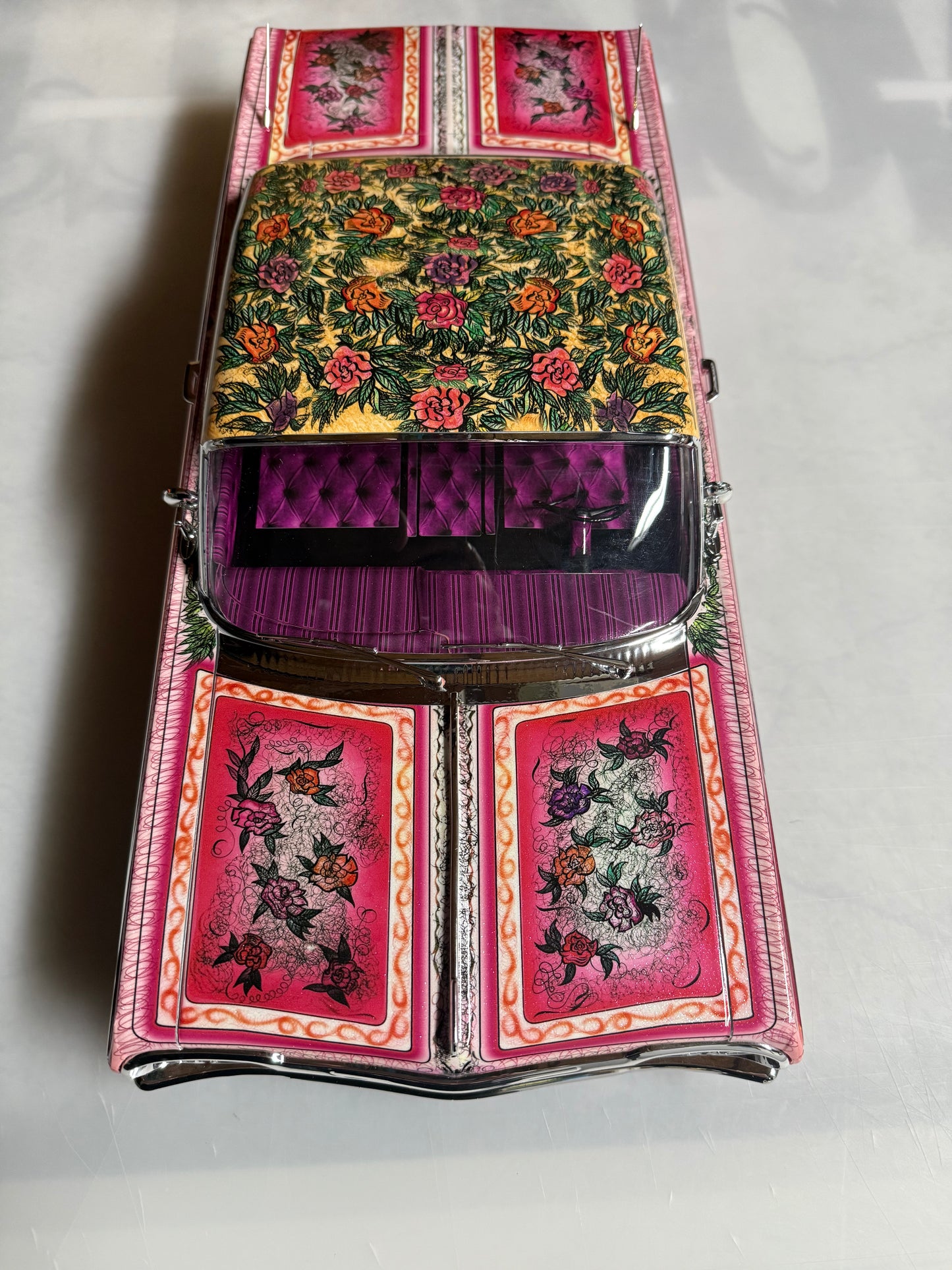 Pre wrapped body only…Includes new body, prep/ painted, wrapped, mirror chrome trims, and assembly.