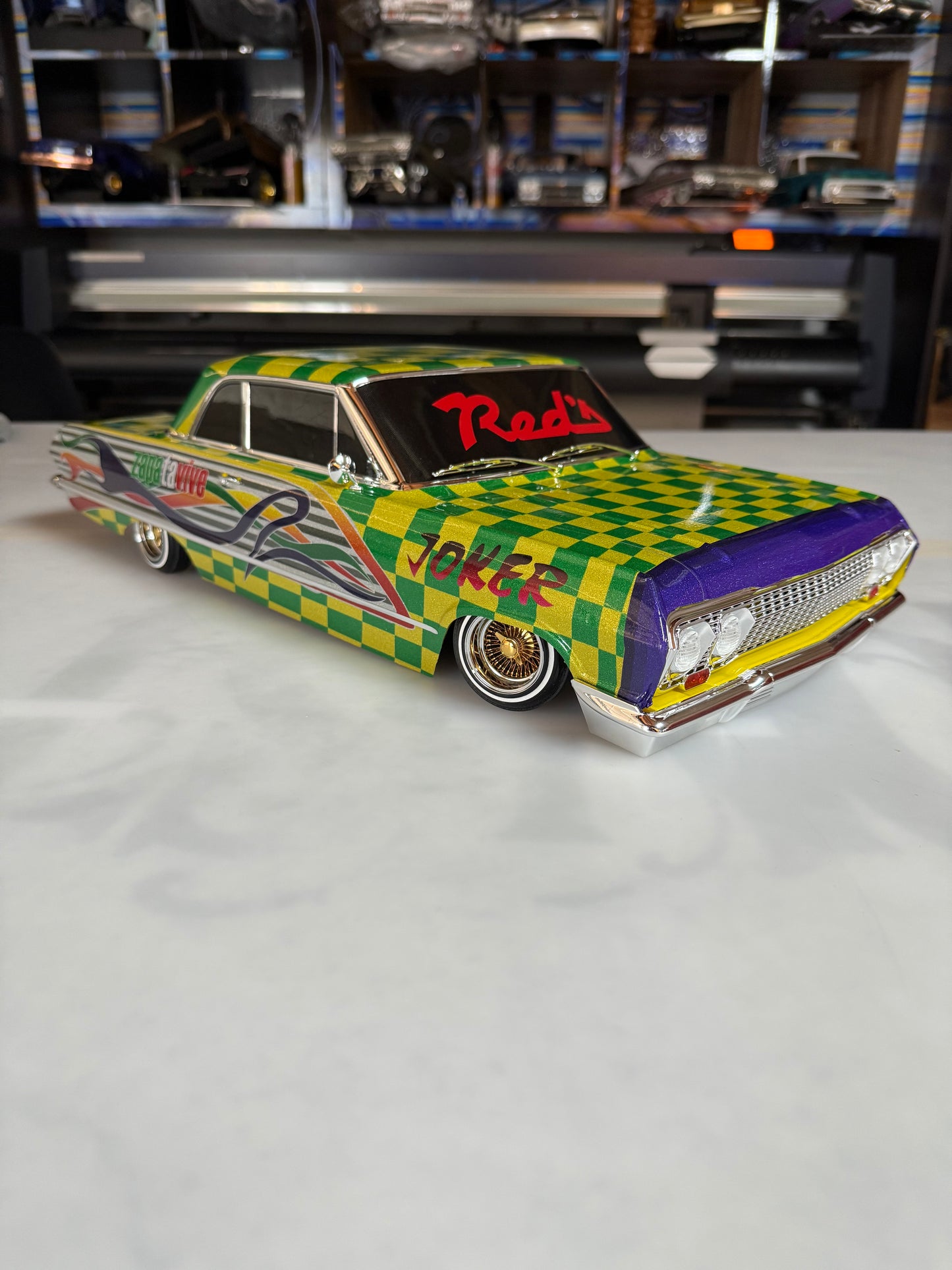 Pre wrapped body only…Includes new body, prep/ painted, wrapped, mirror chrome trims, and assembly.