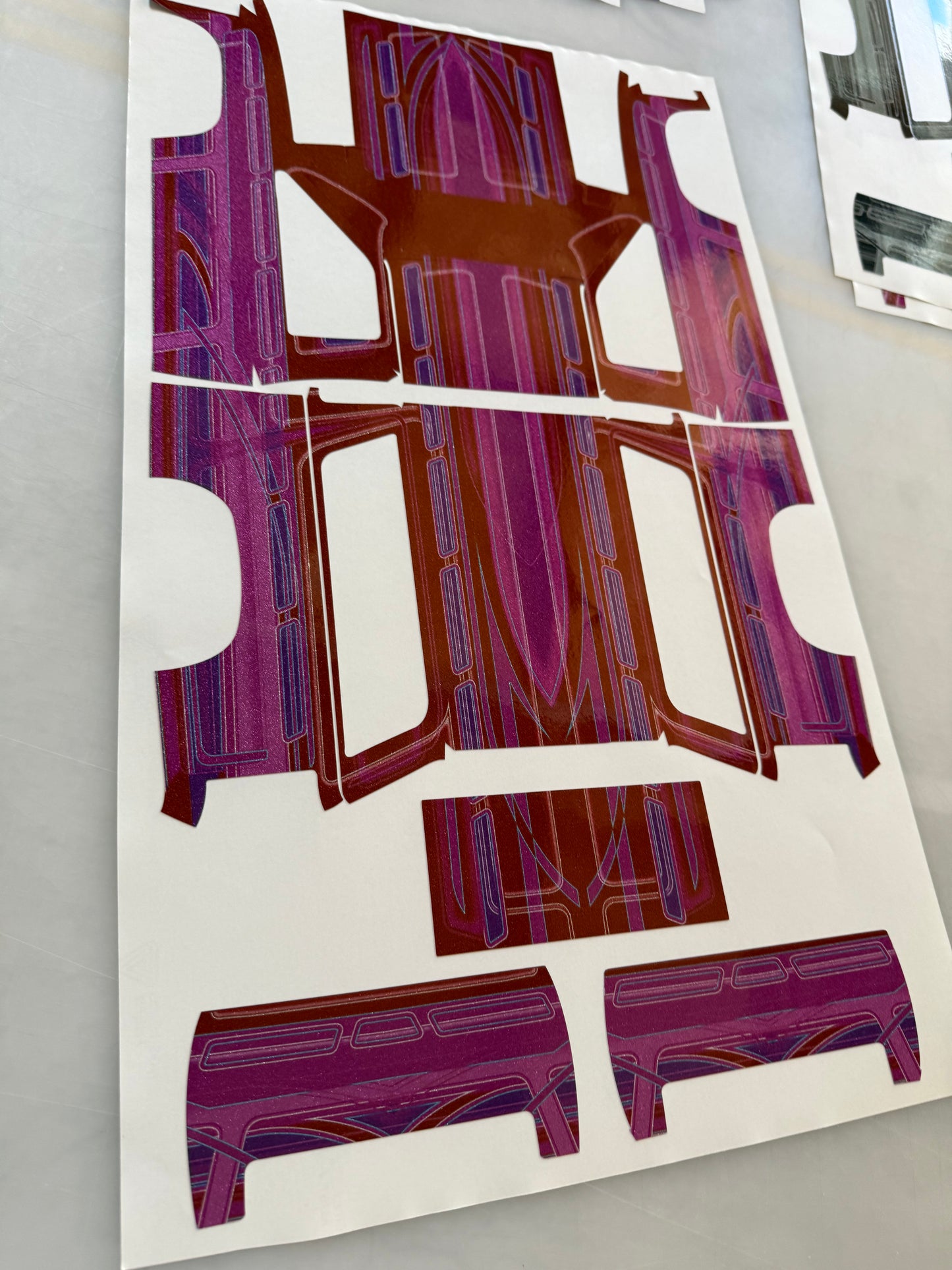 Bed Dancer Lowrider patterns Full Wrap