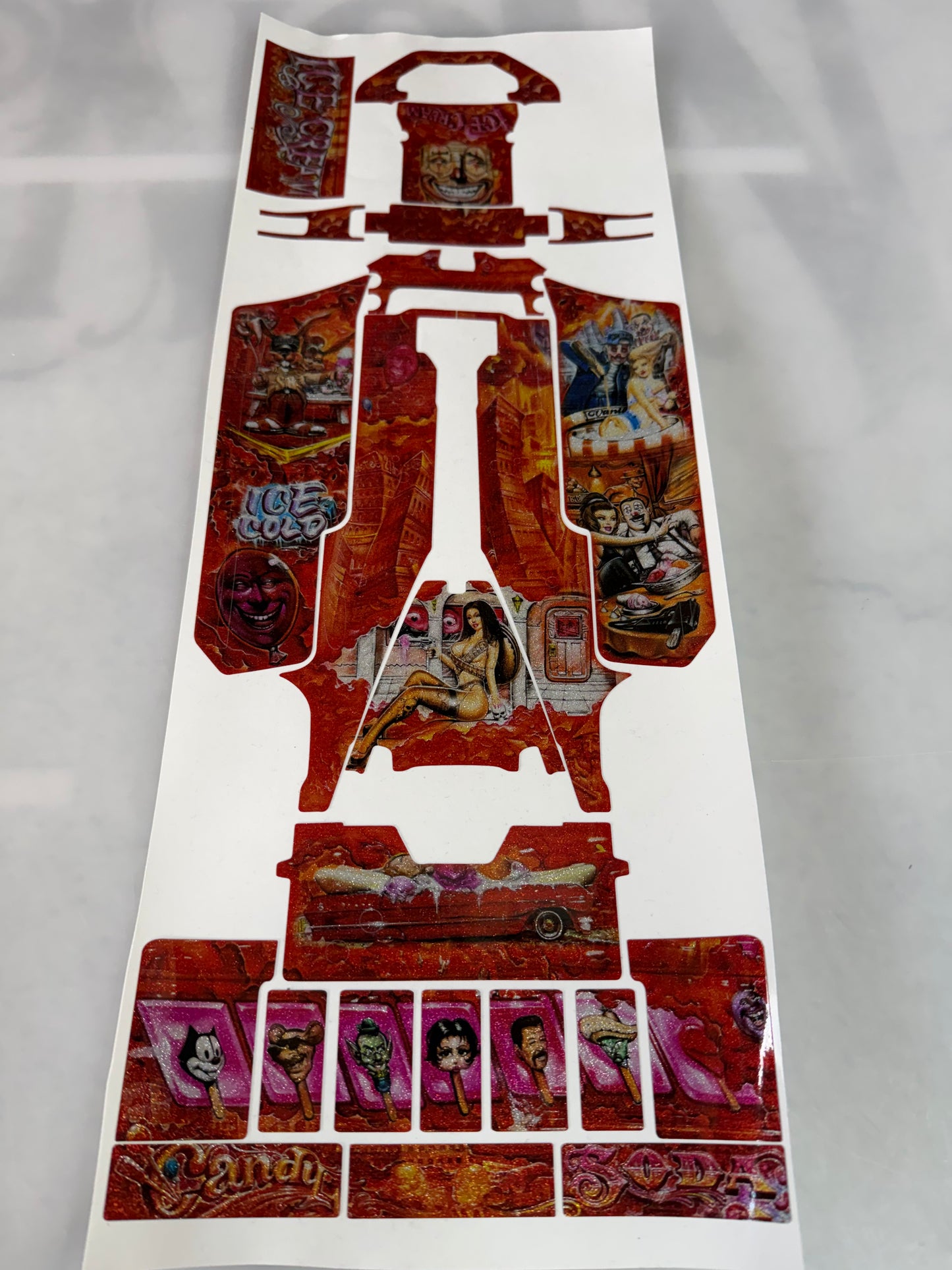 Redcat Ice cream truck updated graphics or matching undercarriage kit or controller kit or chrome trim