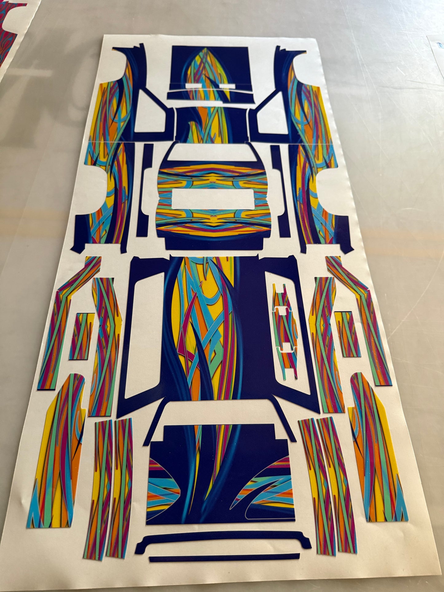 Bed Dancer Lowrider patterns Full Wrap
