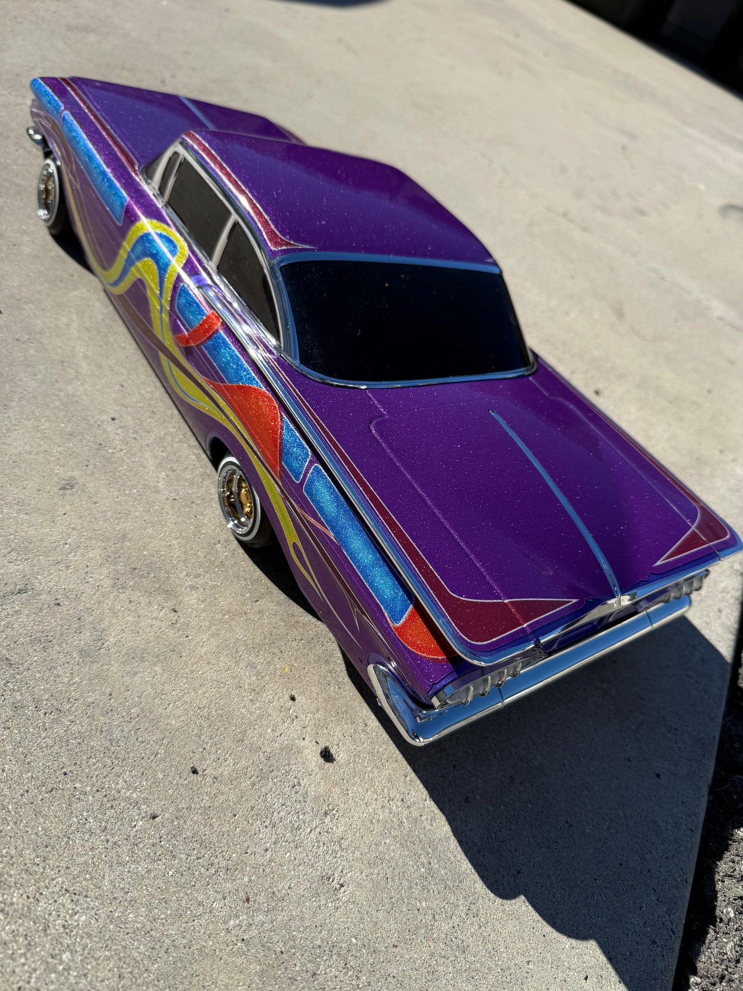 Pre wrapped body only…Includes new body, prep/ painted, wrapped, mirror chrome trims, and assembly.