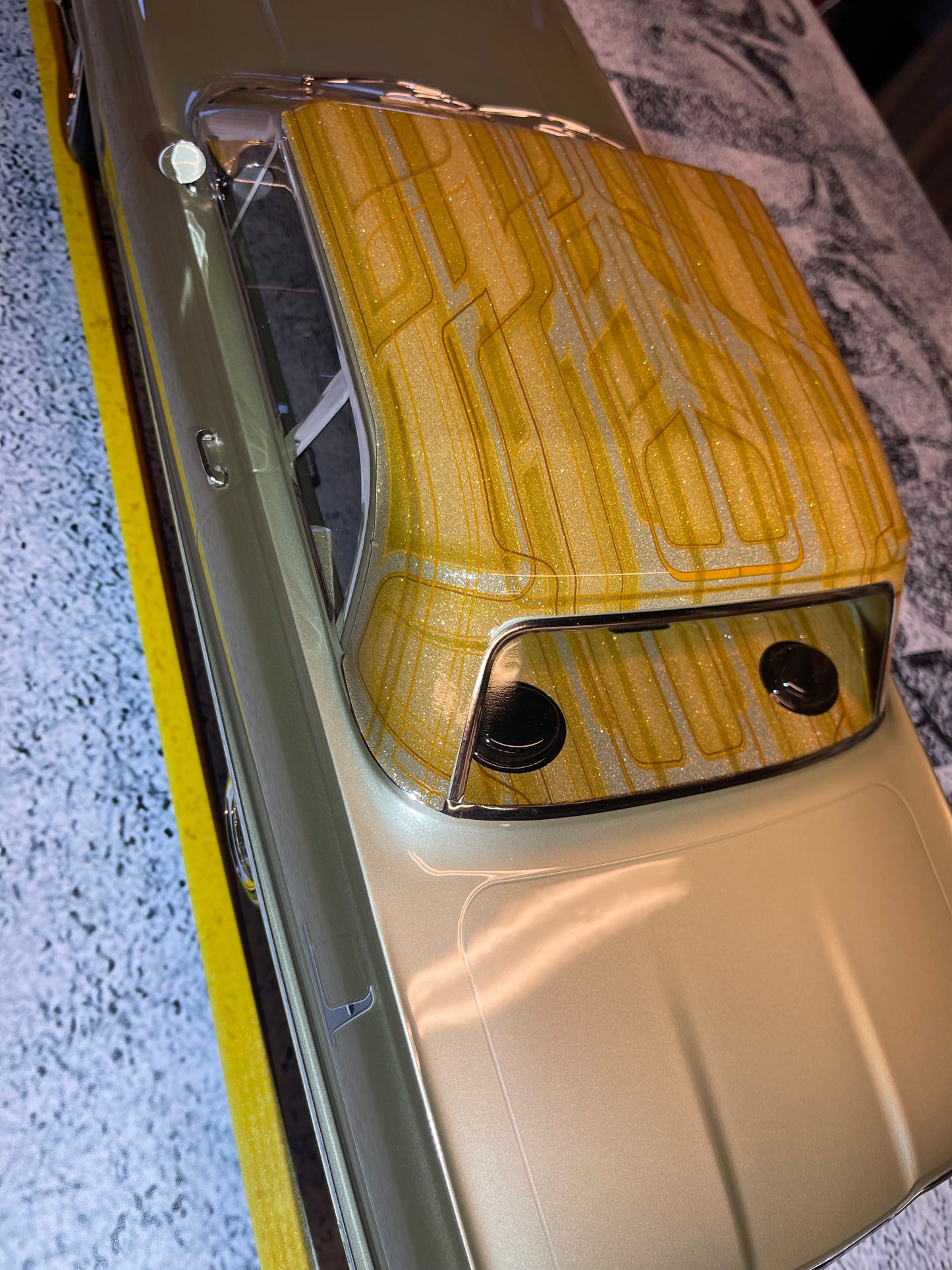 1963 Roof wrap with matching Dash and Deck